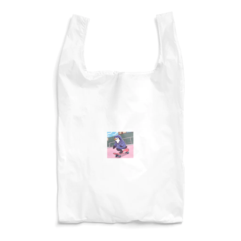 tak12_12のスケーターペンギン君 Reusable Bag