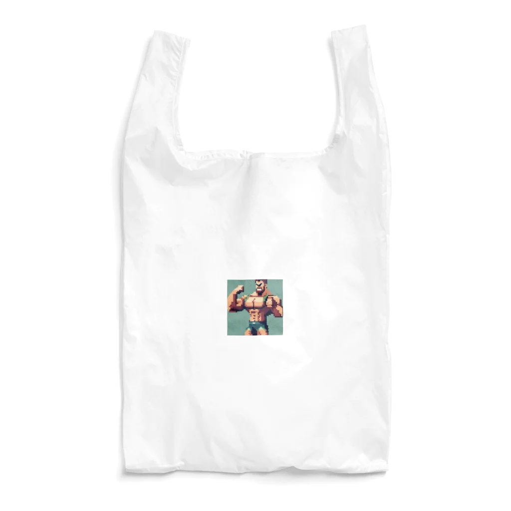 nakasato442のマッチョのドット絵６ Reusable Bag