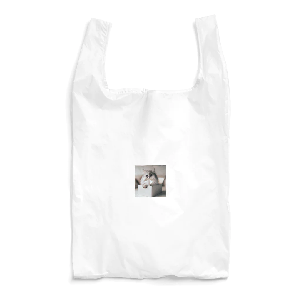 パパネコの暖かいにゃ〜 Reusable Bag