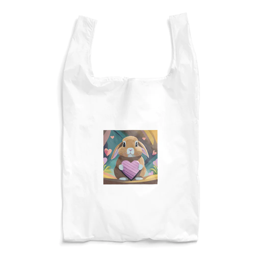 うさぎやのハートを持ったうさぎ Reusable Bag