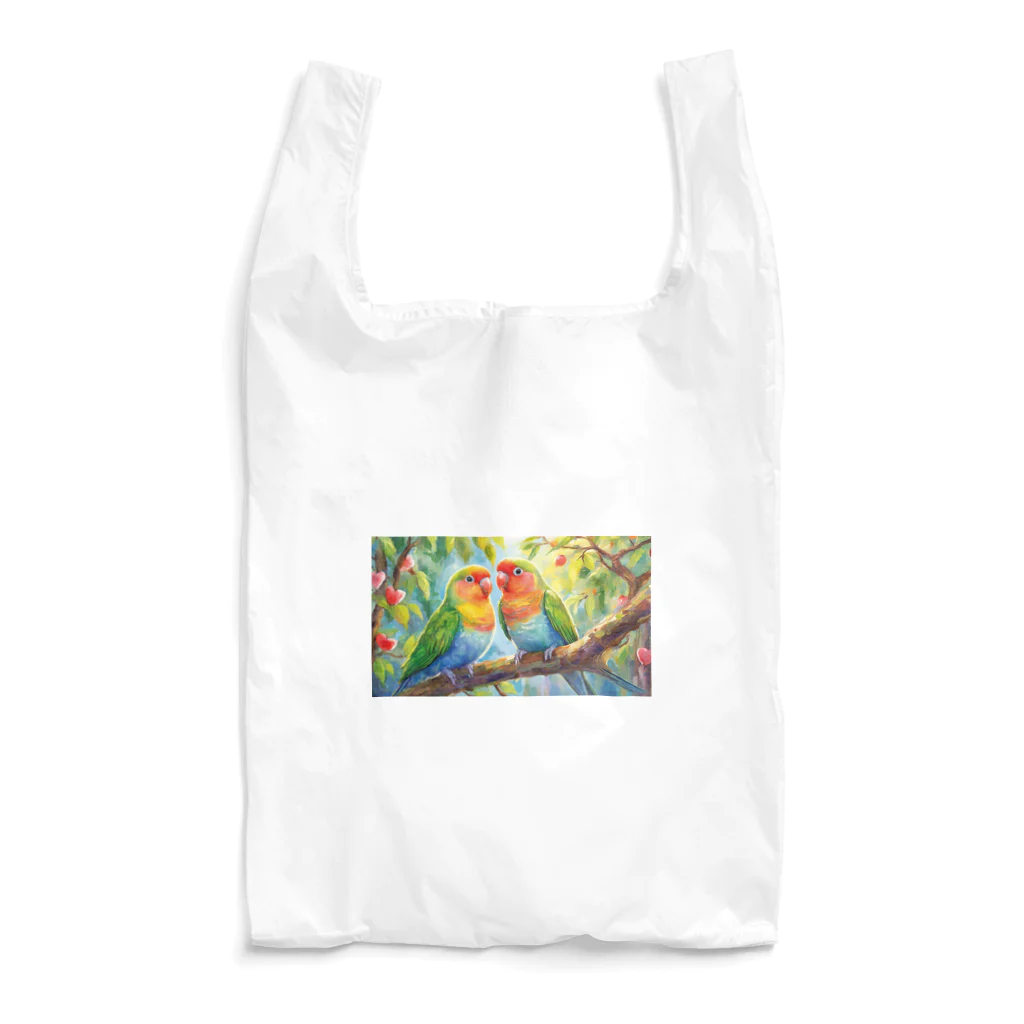 アリエルの空想鉱物店 "Arier's Imaginary Mineral Shop"のラブバードⅠ Reusable Bag