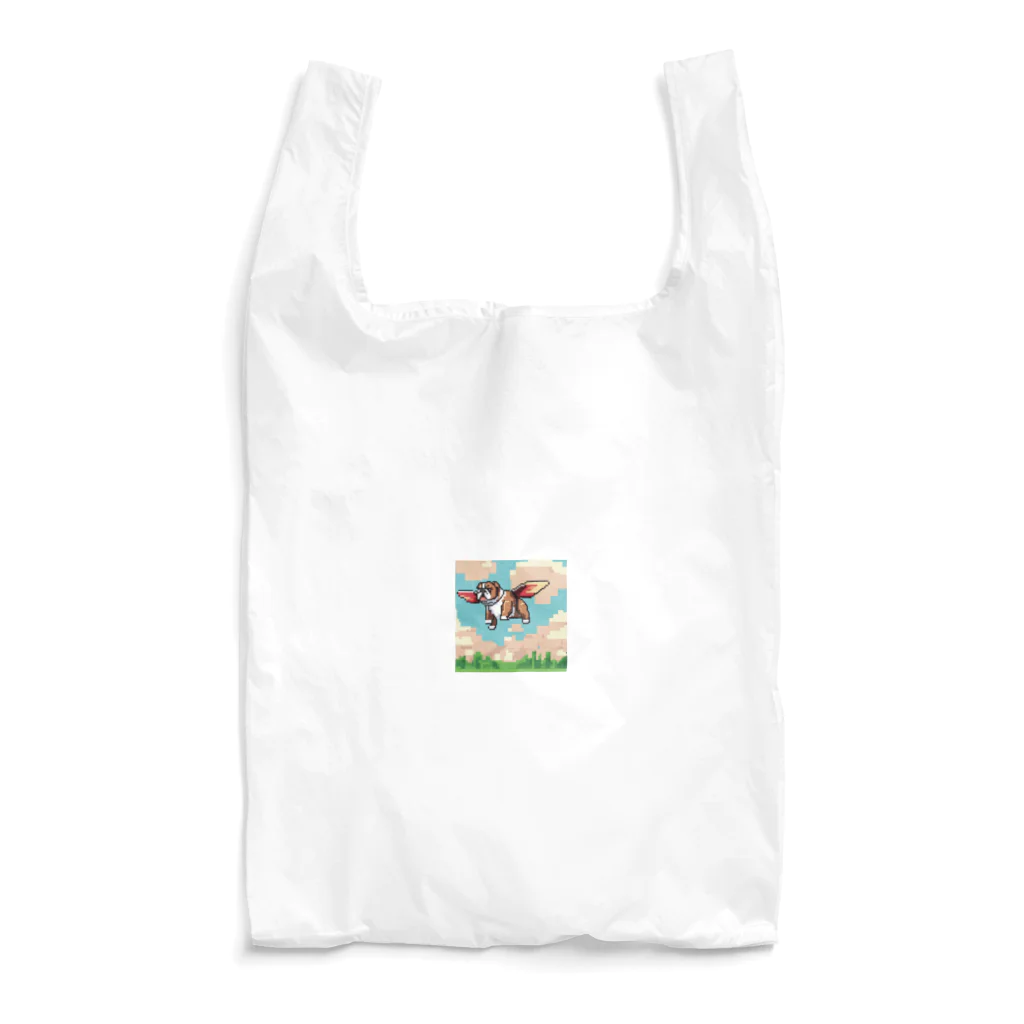 barisukaの空を飛ぶブルドッグ Reusable Bag