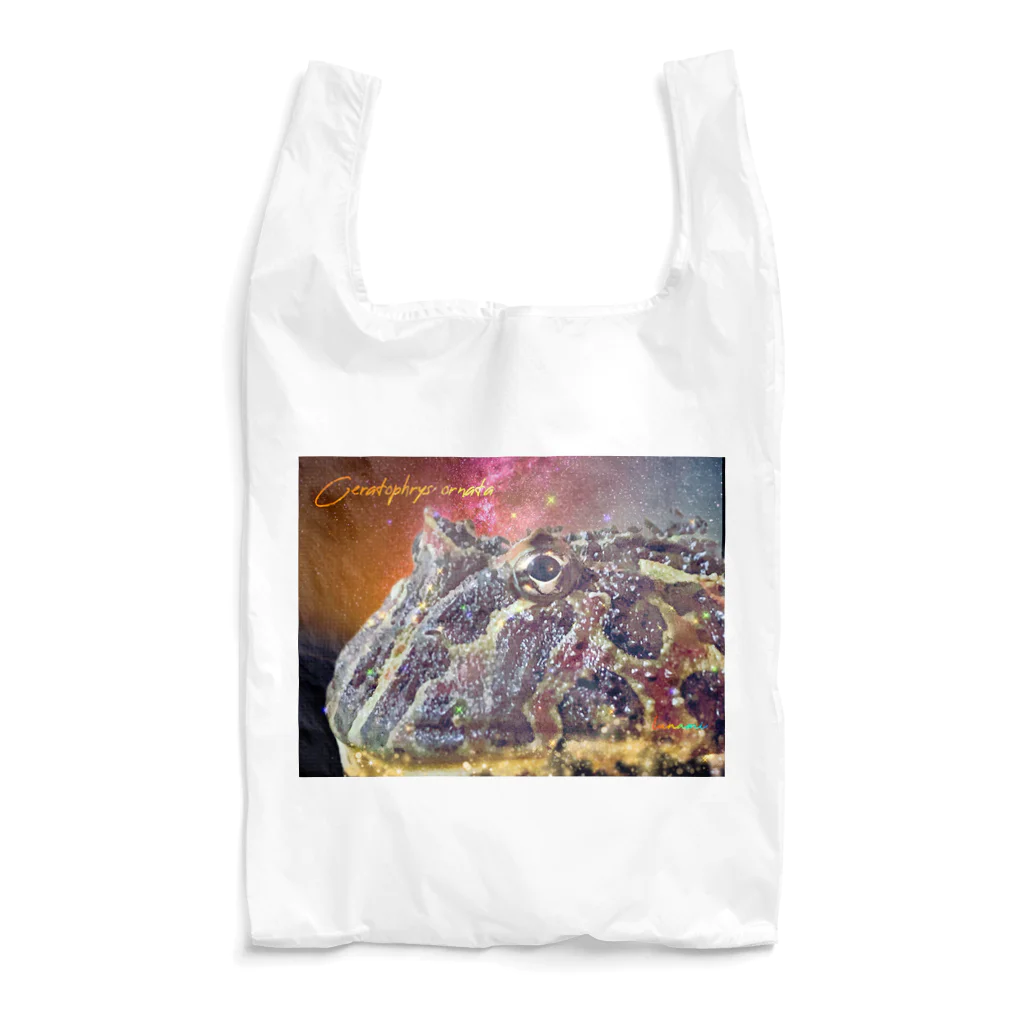 るなるなのCeratophrys ornata  ベルツノガエル Reusable Bag