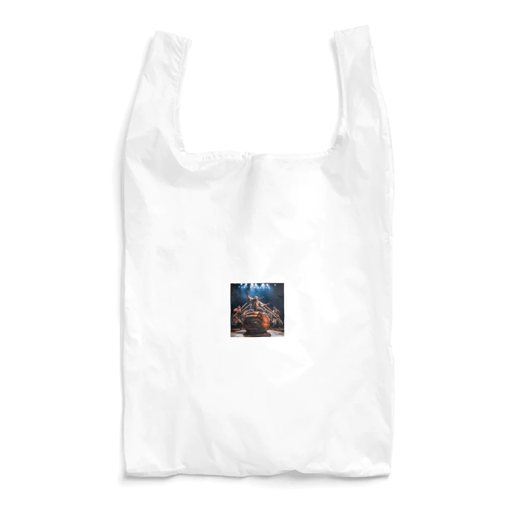 AQUAMETAVERSEの大太鼓の演奏　なでしこ1478 Reusable Bag