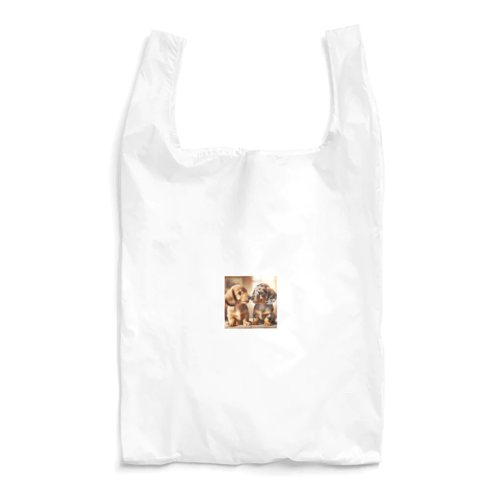 keikei5のかわいい双子のダックス！ Reusable Bag