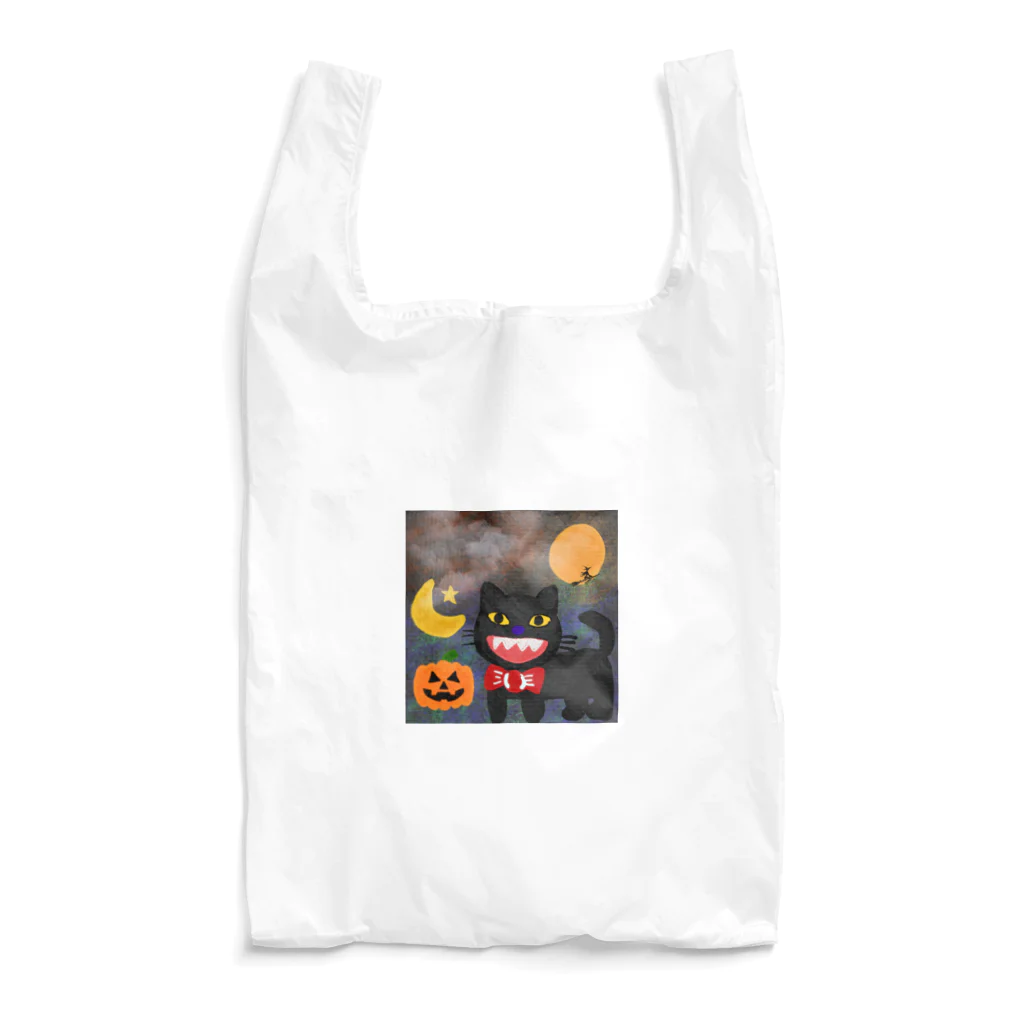 sara nerdのハロウィン🎃くろねこ🐈‍⬛ Reusable Bag