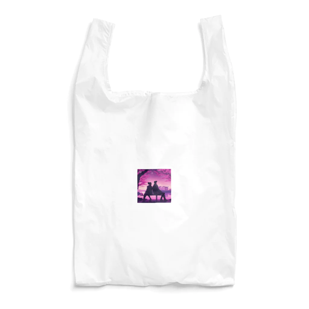 kichamanの夜桜デート Reusable Bag