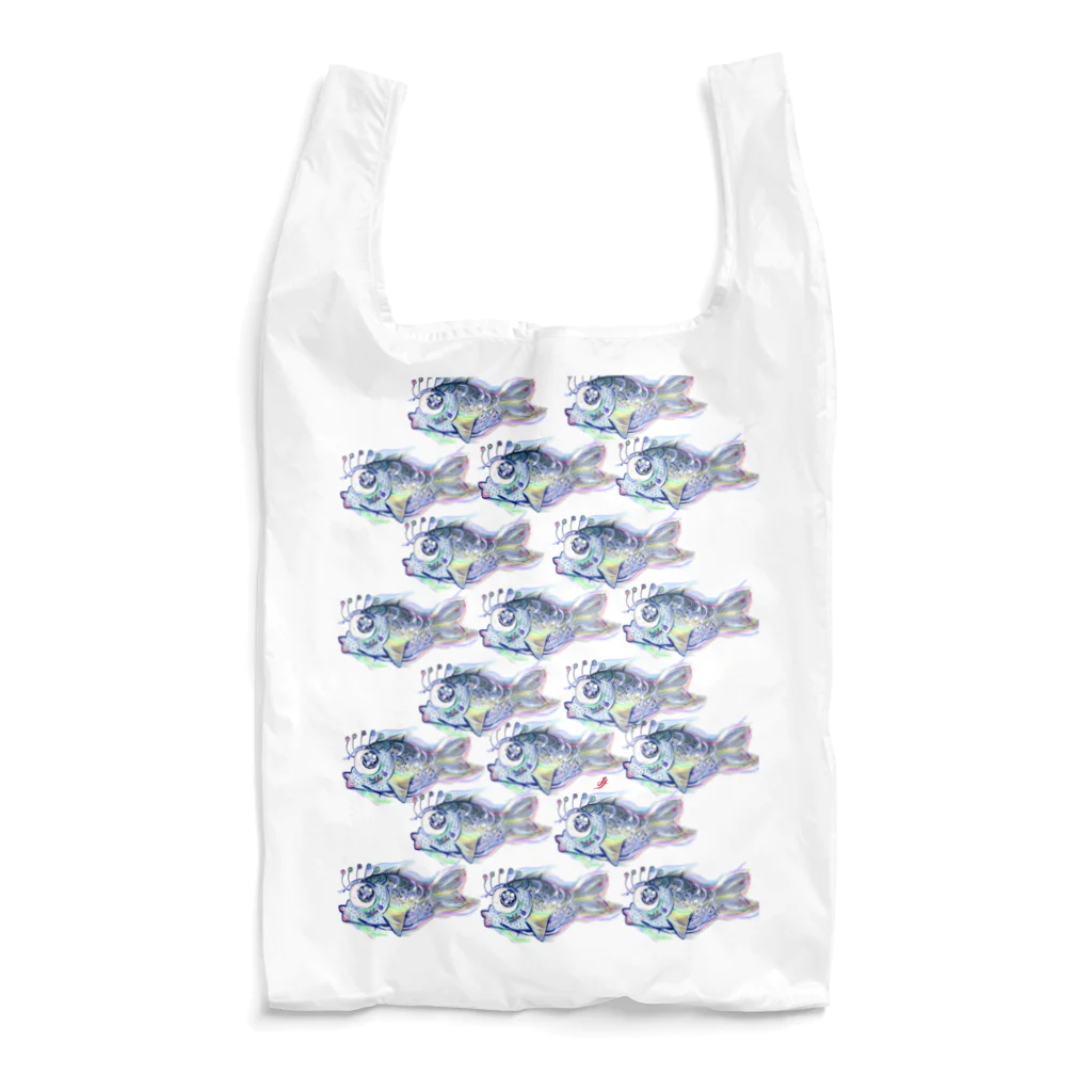 mmty🫑みーまんのオラ真鯵🐟(大漁ver.) Reusable Bag