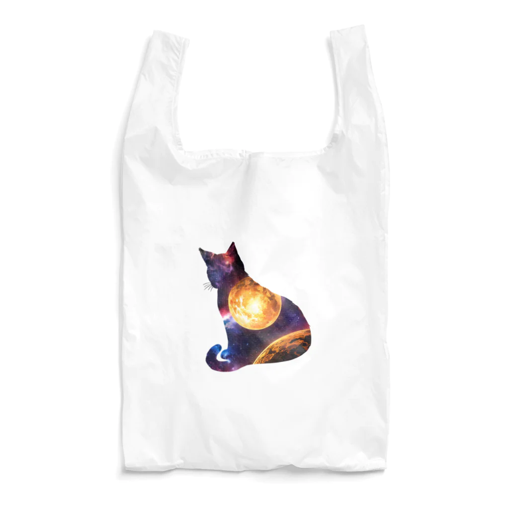 猫との風景の宇宙と猫002 Reusable Bag