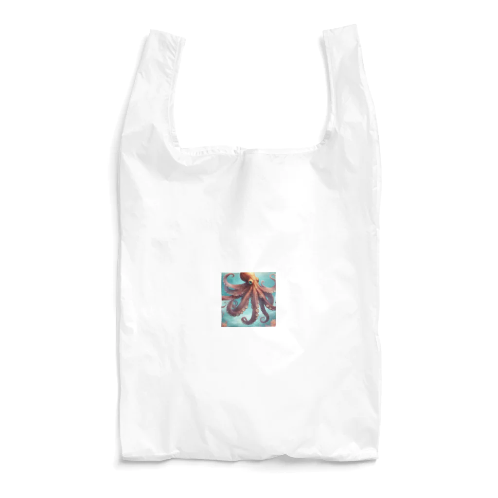 namuhatimanの海を泳いでいるタコ Reusable Bag