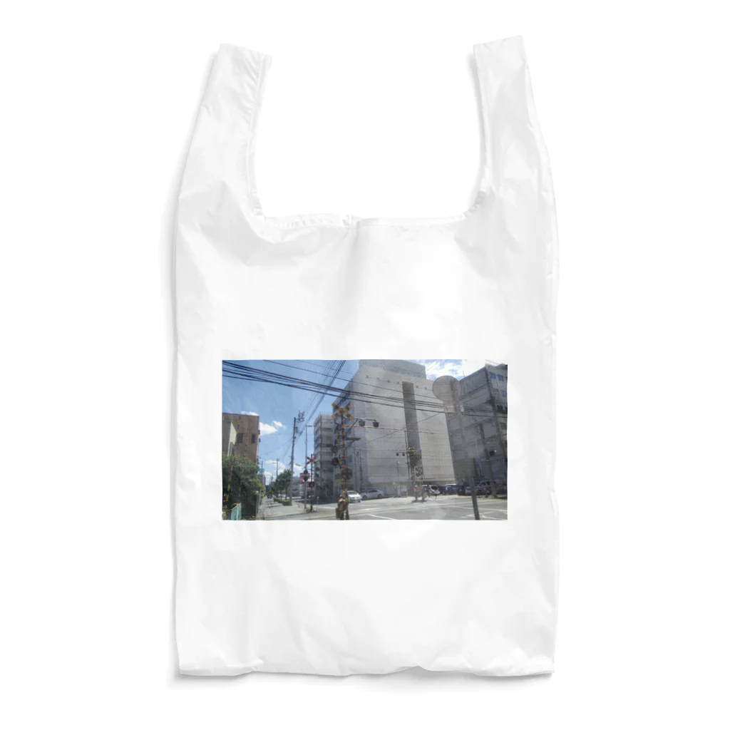 K,Iの街角のC型踏切 Reusable Bag