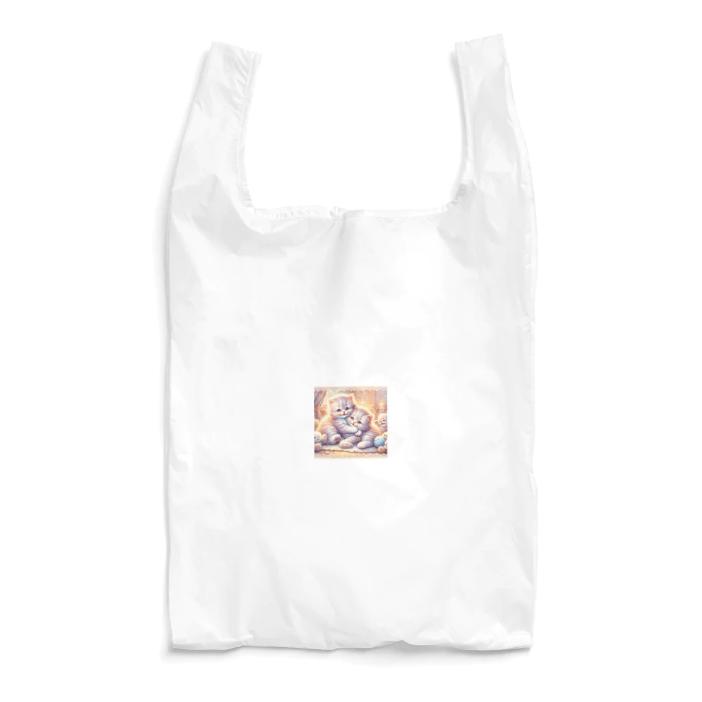 Yuya-Naganoの仲良く遊ぶ兄弟の猫 Reusable Bag