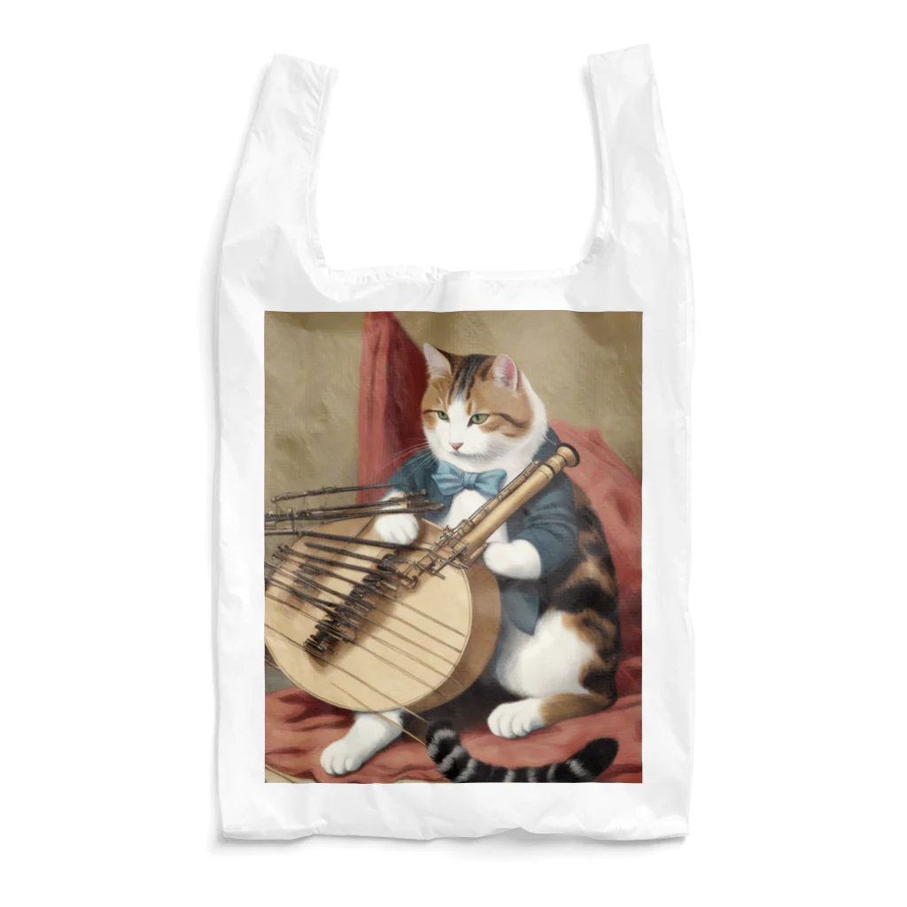 F2 Cat Design Shopの orchestra cat 001 エコバッグ