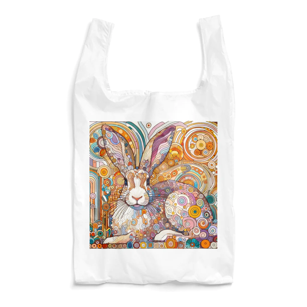 tearai-ugaiのクリムトウサギ Reusable Bag