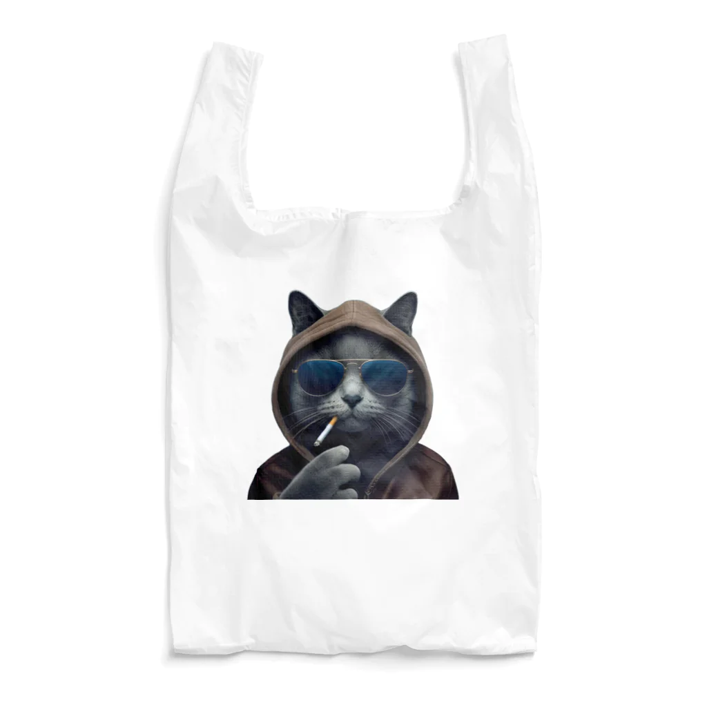 Anarchy-Attic！のSmoking Cat Reusable Bag