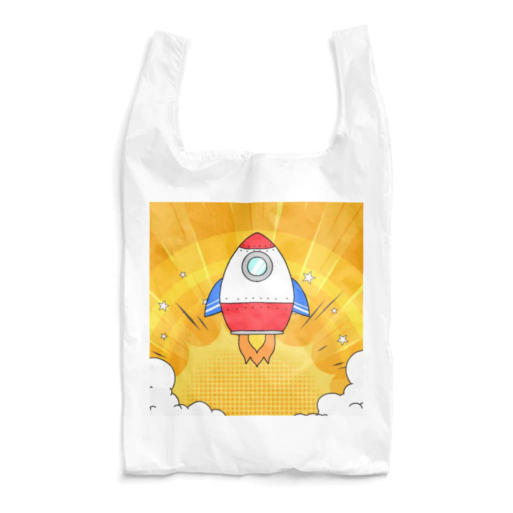 たま屋のロケット大好き Reusable Bag