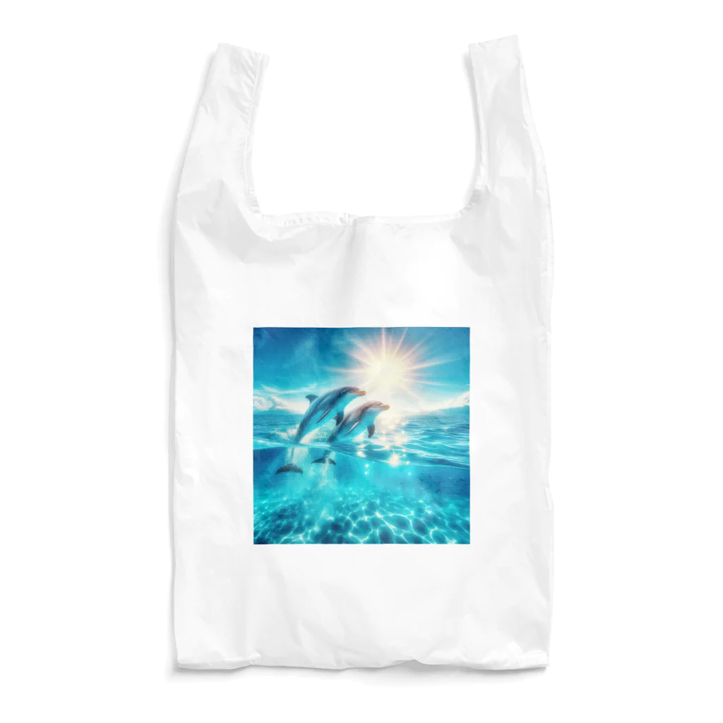 終わらない夢🌈の美しい海とイルカ🐬✨ Reusable Bag