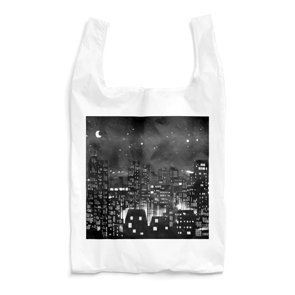 MEGROOVEの都会の夜景🏙 Reusable Bag