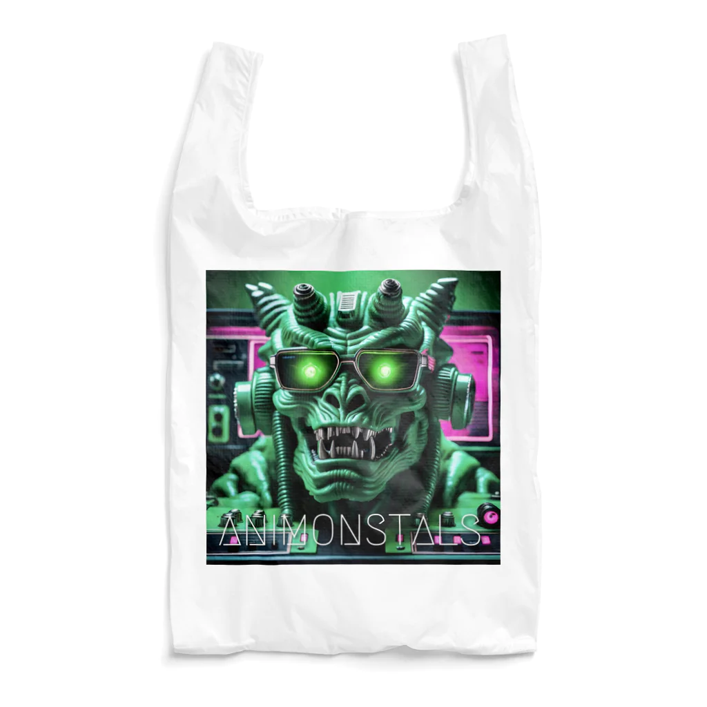 ANIMONSTALSのグリーン・モンスタル@tコックピット Reusable Bag