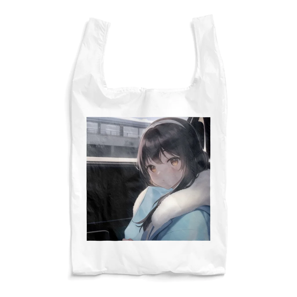 studio Azurの車窓の少女 Reusable Bag