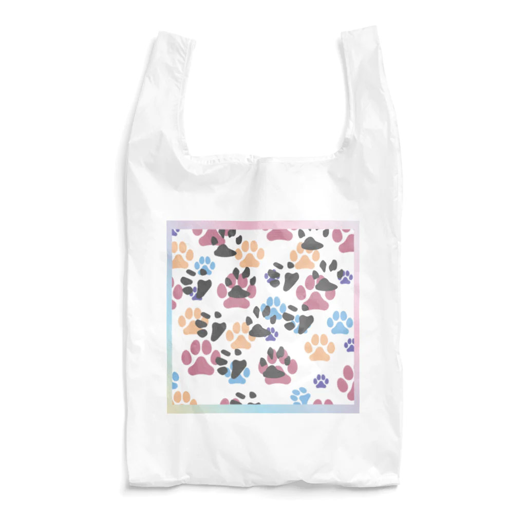 Happiness Home Marketのカラフルにくキュウ Reusable Bag