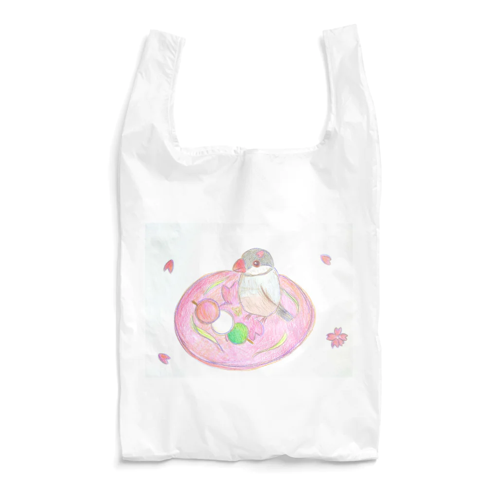 MAの文鳥と、だんごと、サクラ Reusable Bag