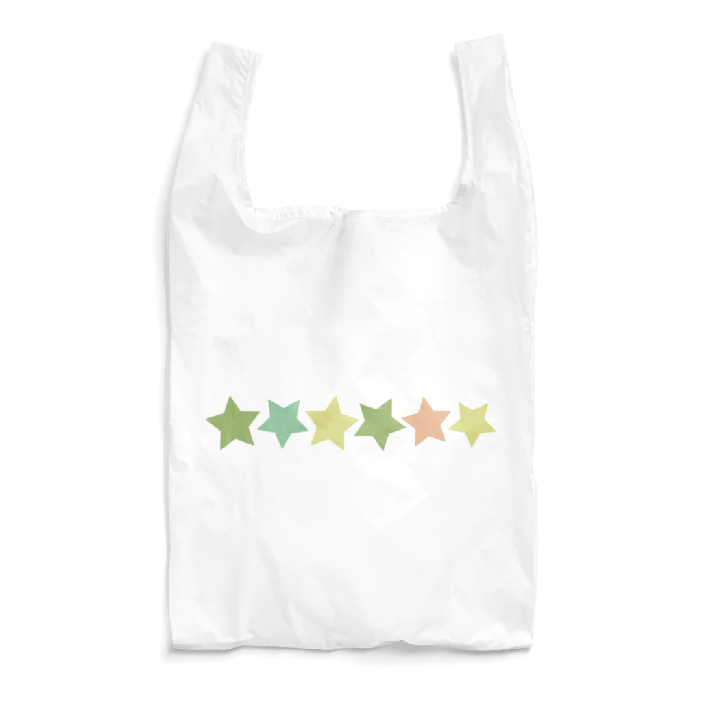 つきしょっぷのくすみカラーの星 Reusable Bag