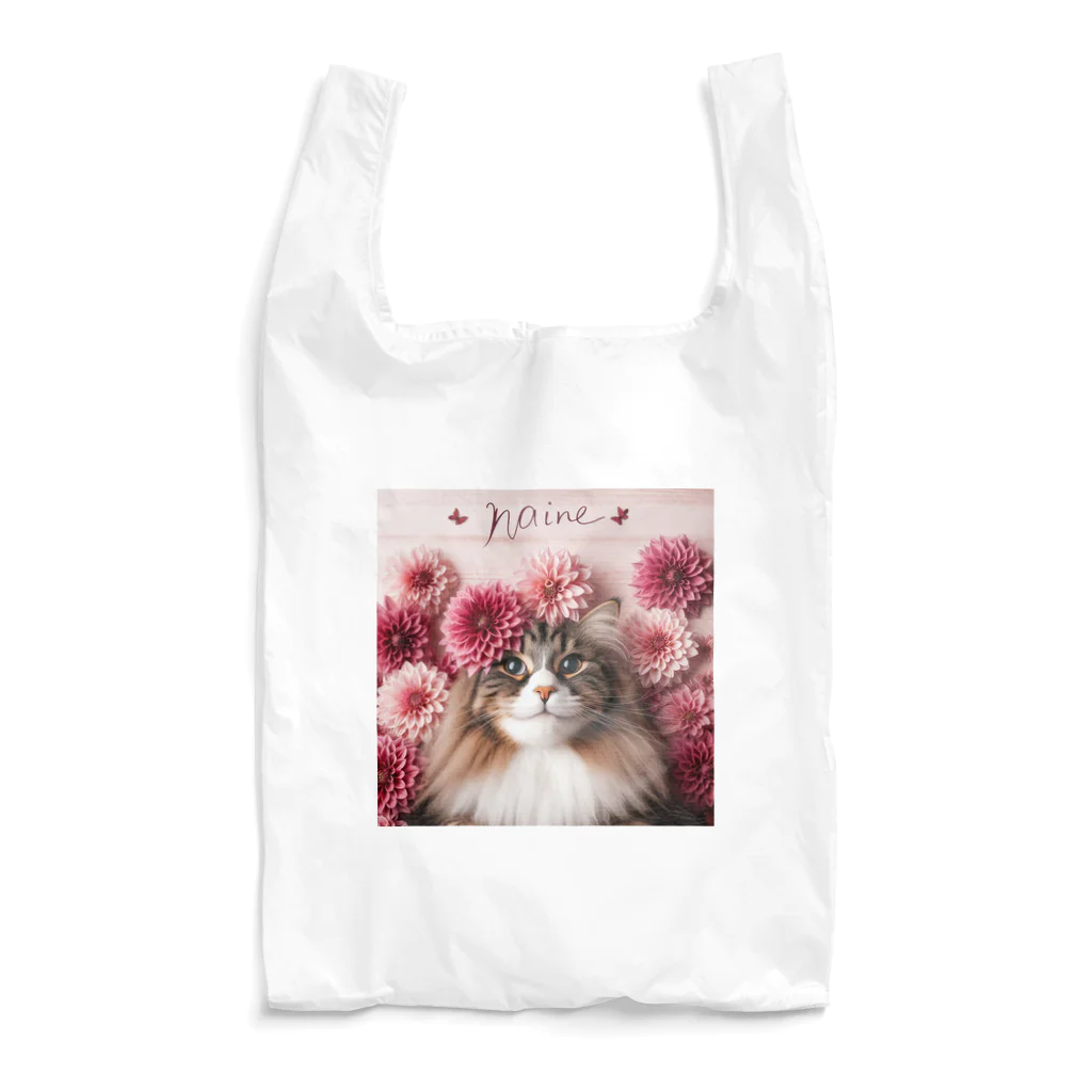 Y m @Y's shopの猫とダリア Reusable Bag