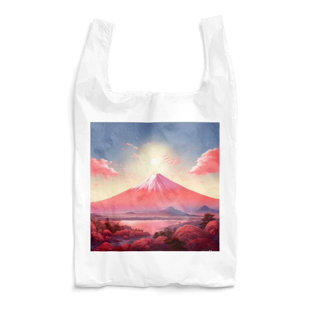AQUAMETAVERSEの赤富士希望の印　なでしこ1478 Reusable Bag