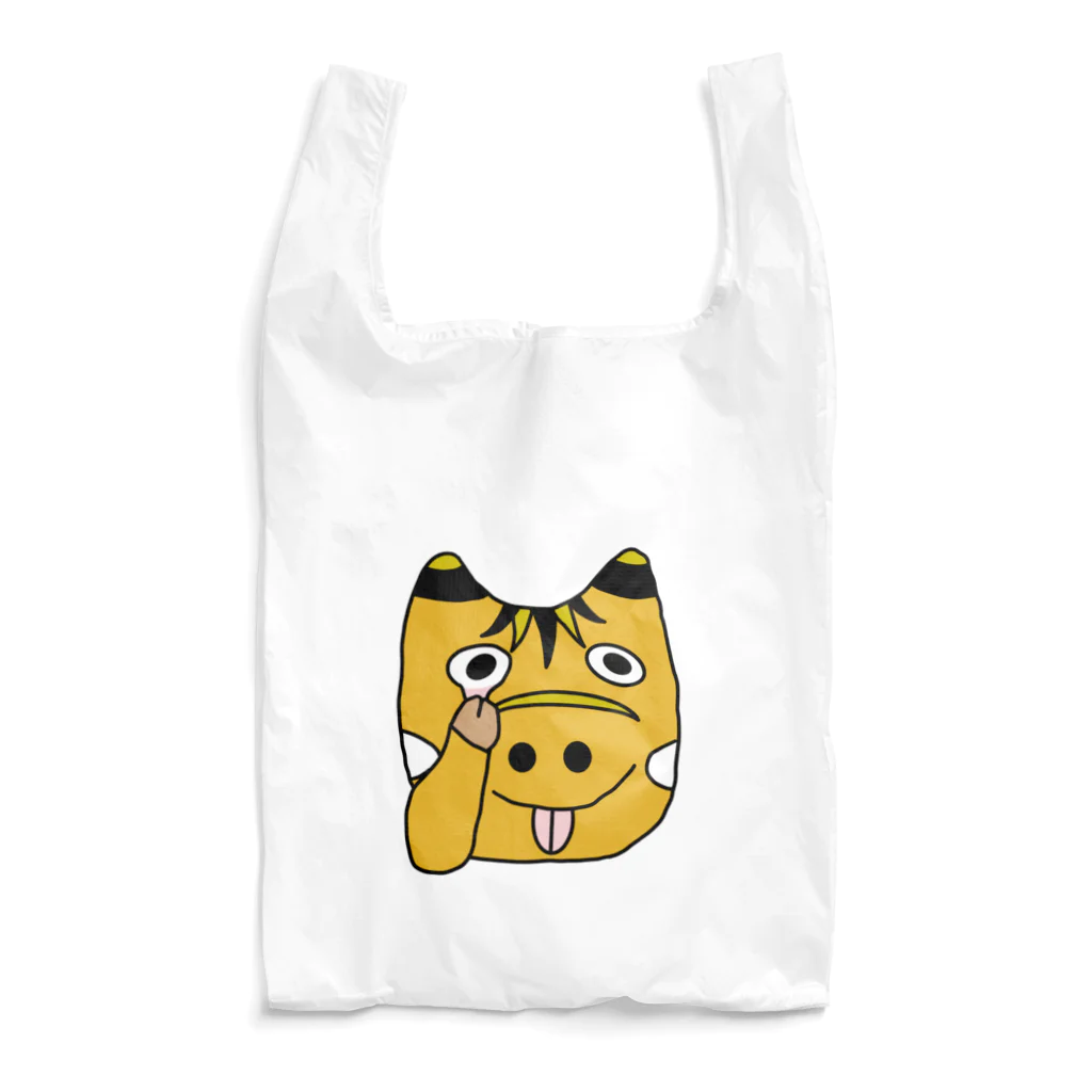 ロジローのあっかんべーこ(黄) Reusable Bag