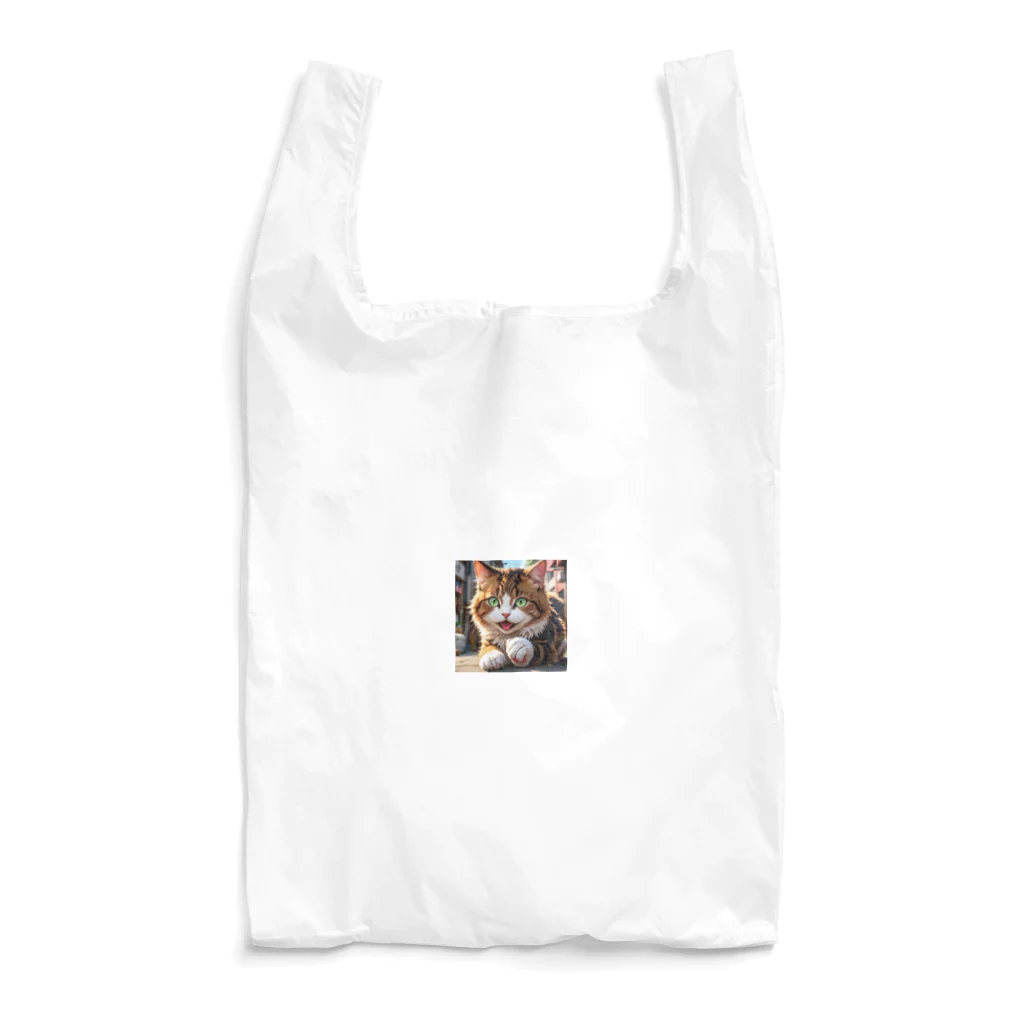oz-chanの何かしようとしてる猫 Reusable Bag