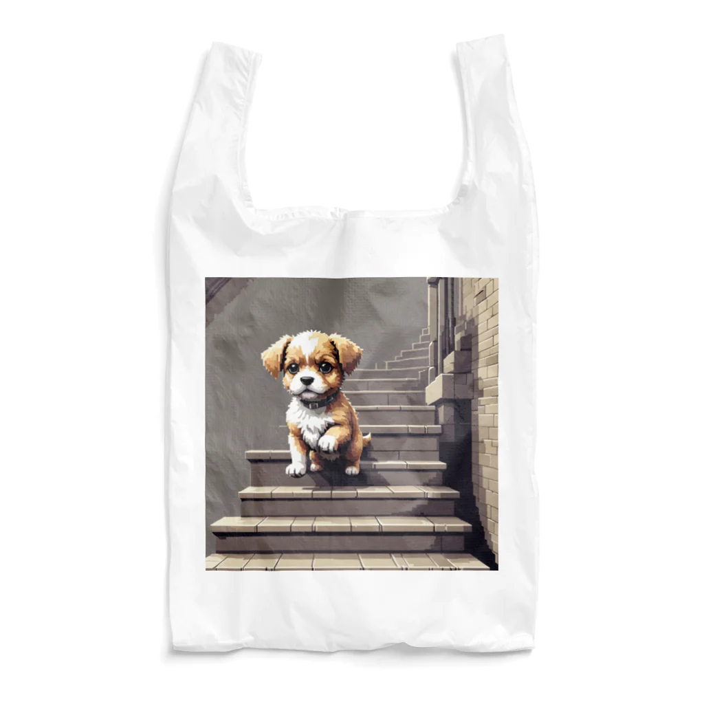 temtemの階段をおりる犬 Reusable Bag