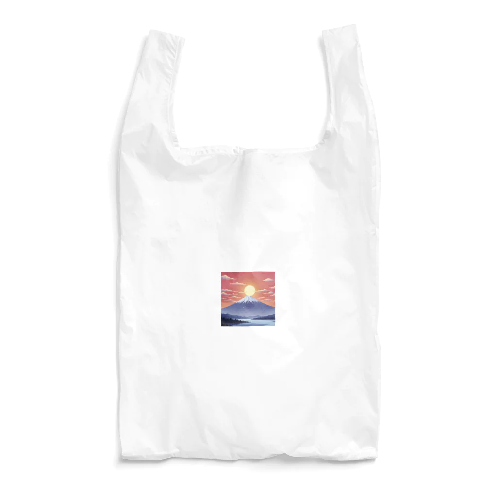 horiesotaのドット絵の朝日 Reusable Bag