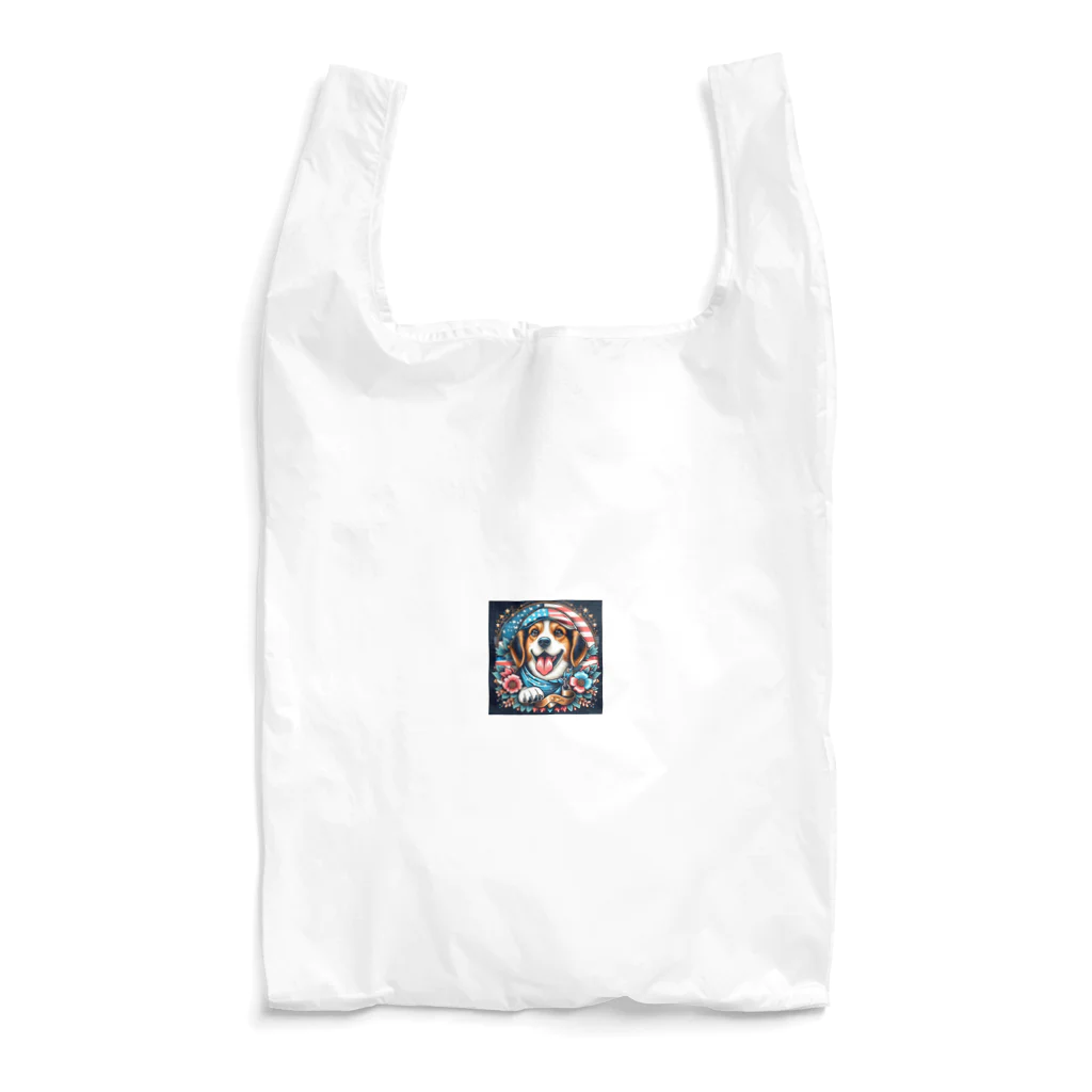 a.t.storeのアメリカンな犬 Reusable Bag