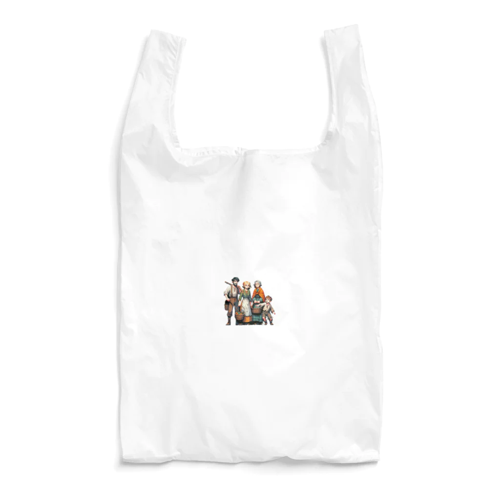 Pixel Art Goodsの村人（pixel art） Reusable Bag