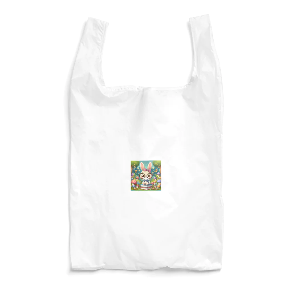 denyo dreamのウサギのアマリリス Reusable Bag