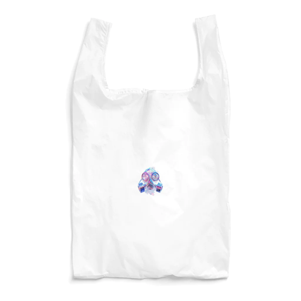 ガスマスク gasmaskのgasmask girl ロゴ Reusable Bag