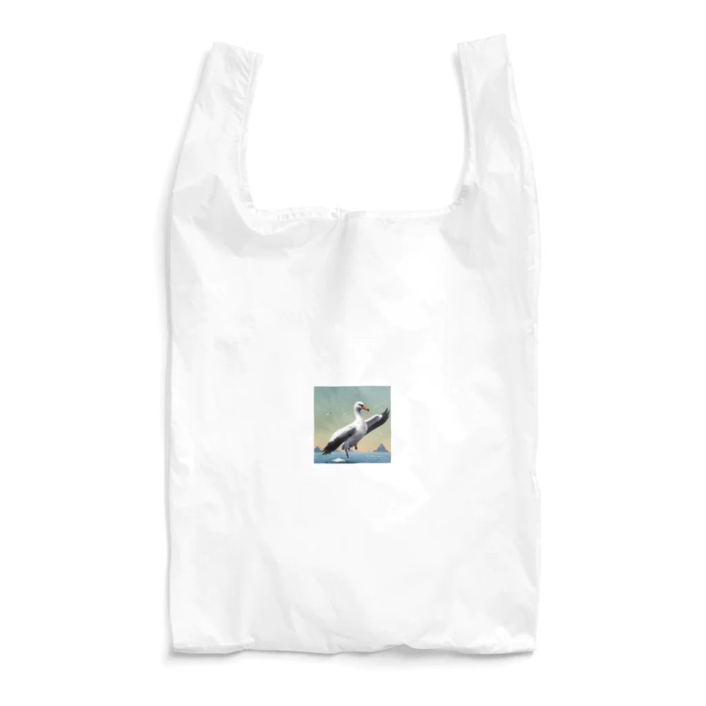 hinasoyuの踊るツノメドリ Reusable Bag