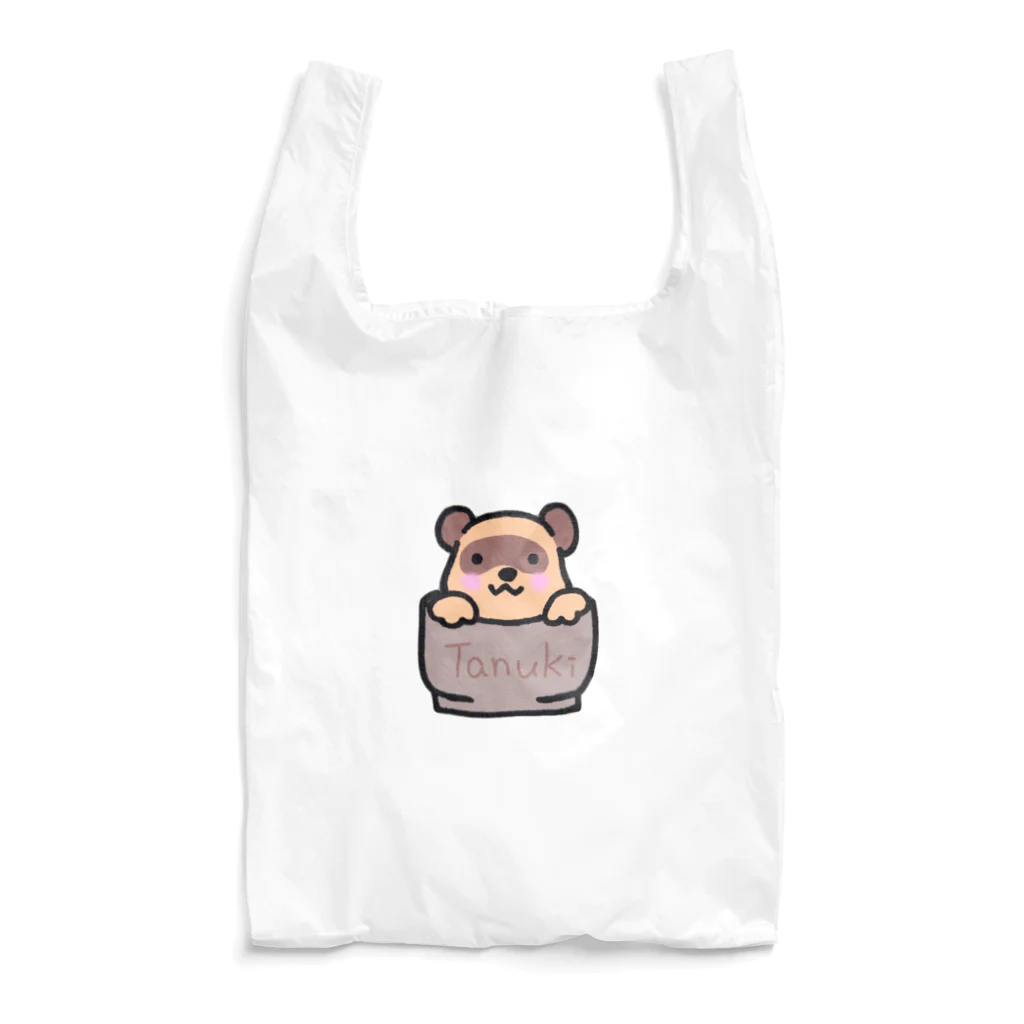 studio Leafのタヌキソバとキツネソバ Reusable Bag