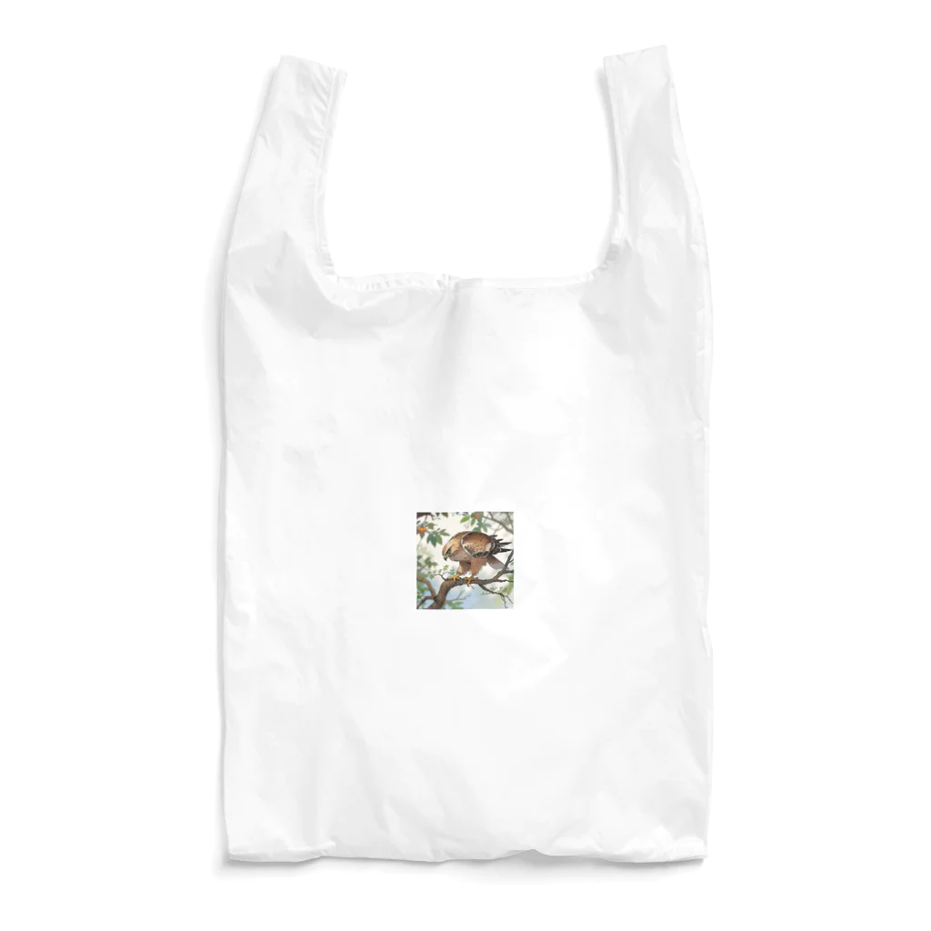 ganeshaの食べ物を探すタカ Reusable Bag