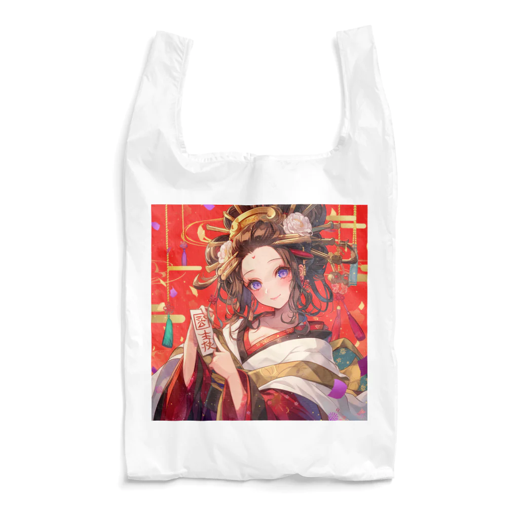 AQUAMETAVERSEの祝福の節句に舞う、紅梅の姫 Reusable Bag