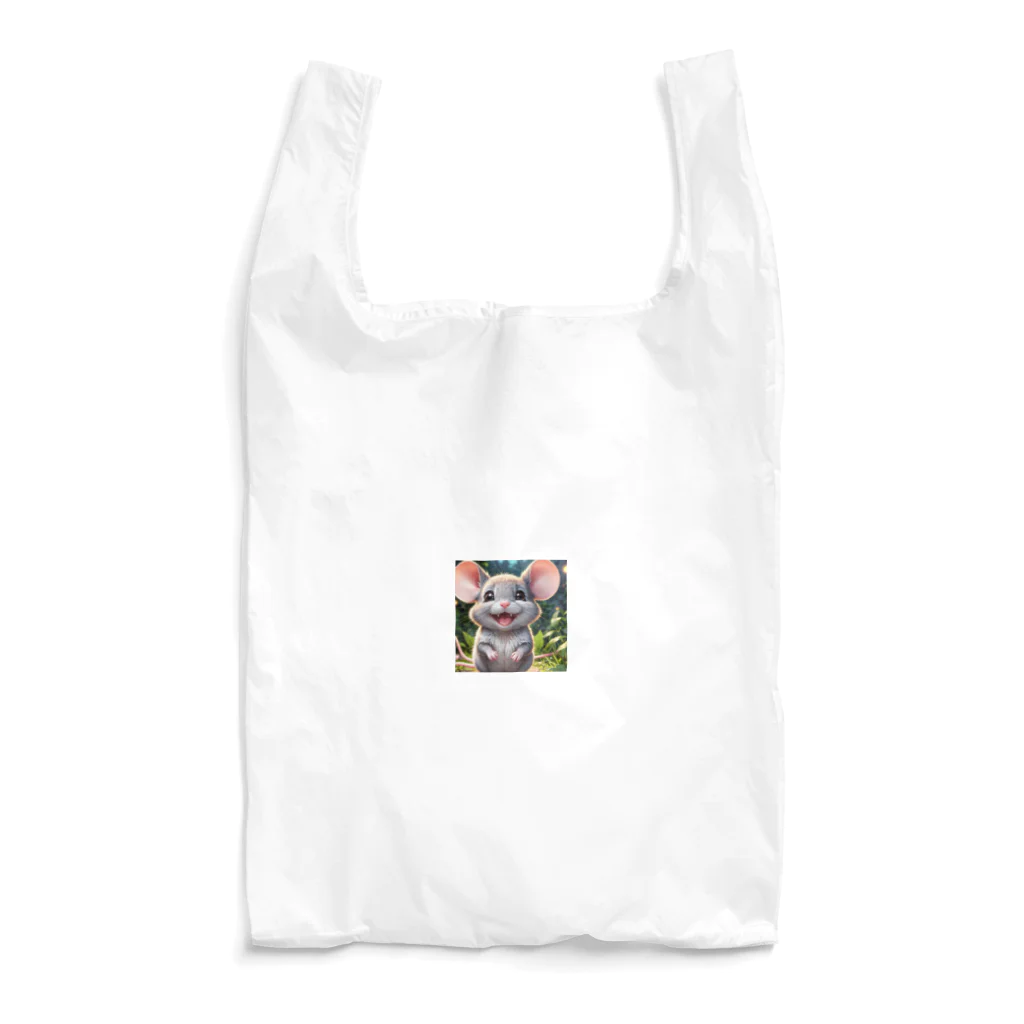 Fujimishokaiのこのチャーミングなネズミがあなたの心を癒します。 Reusable Bag