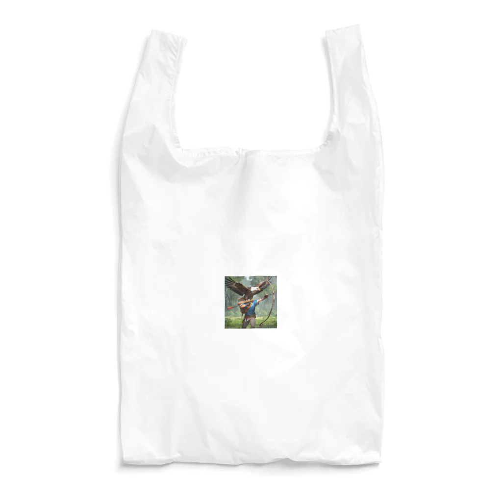 ganeshaのイーグルとアーチェリー.. png Reusable Bag