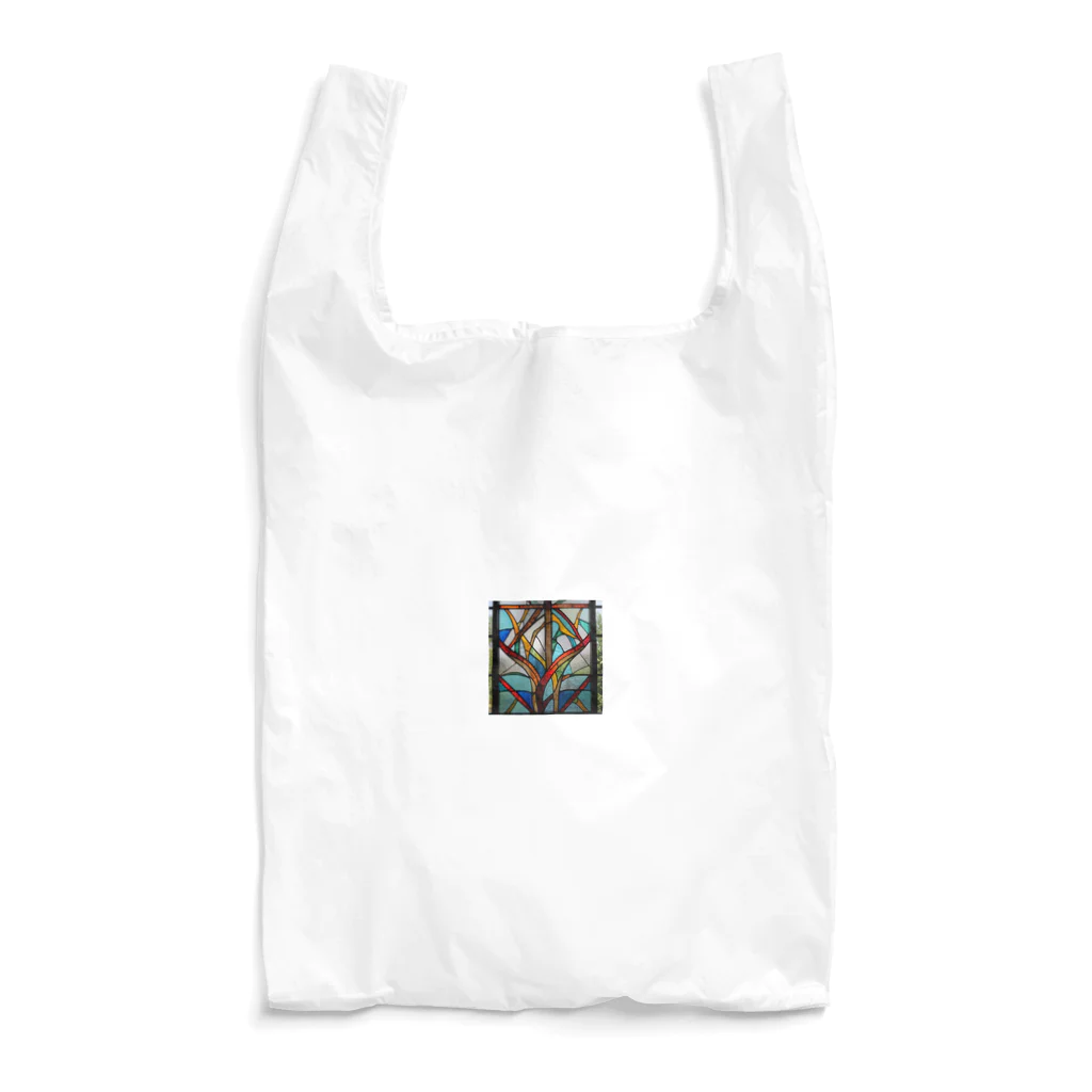 ganeshaの抽象パターンステンドグラス Reusable Bag