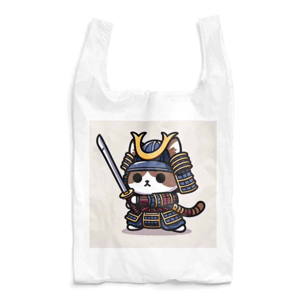 にゃんラボの武士にゃんこ Reusable Bag