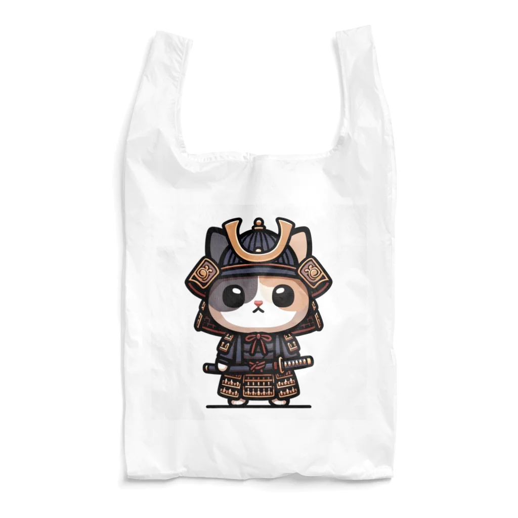 にゃんラボの武士にゃんこ２ Reusable Bag