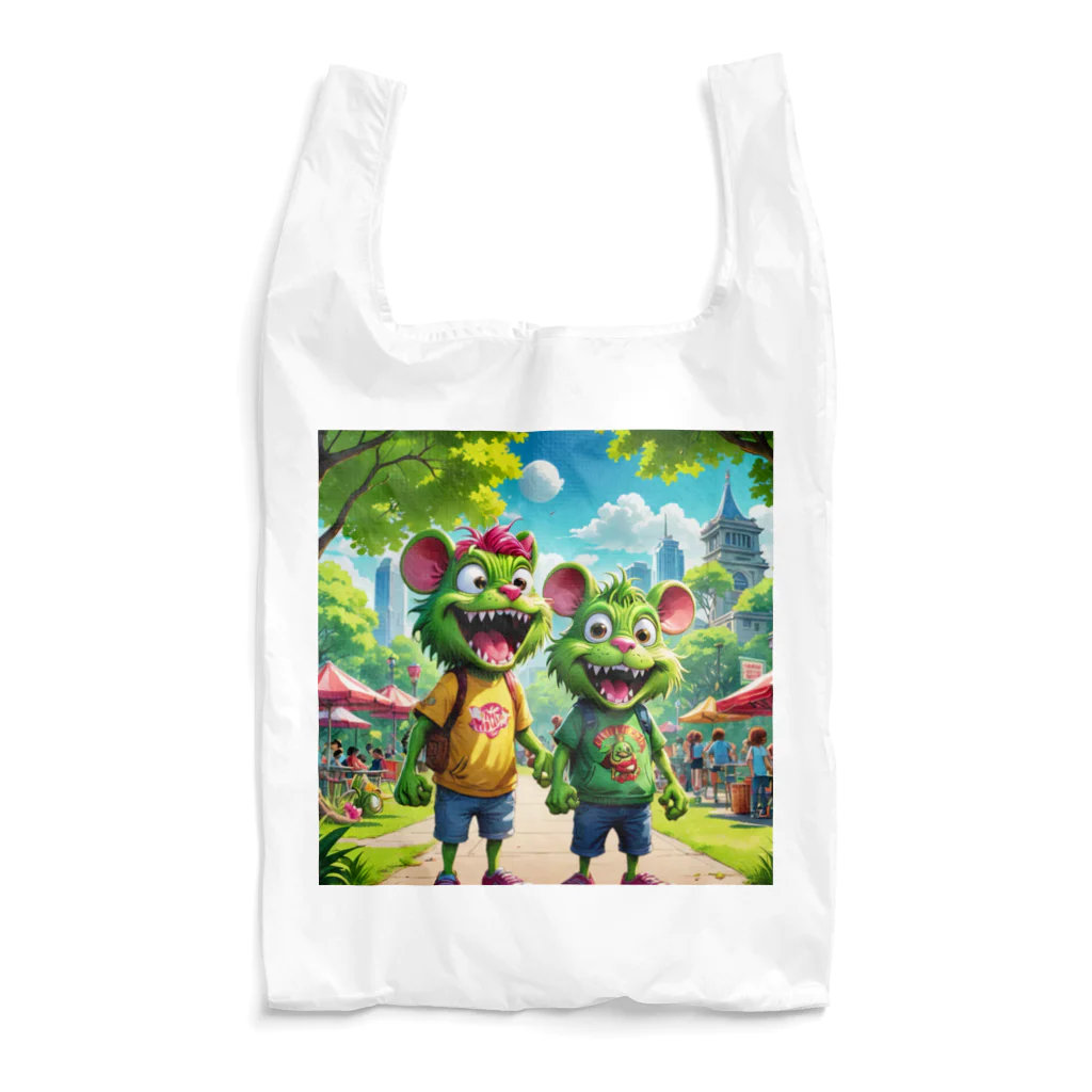 LEAD !のモンスターの仲良し兄弟 Reusable Bag