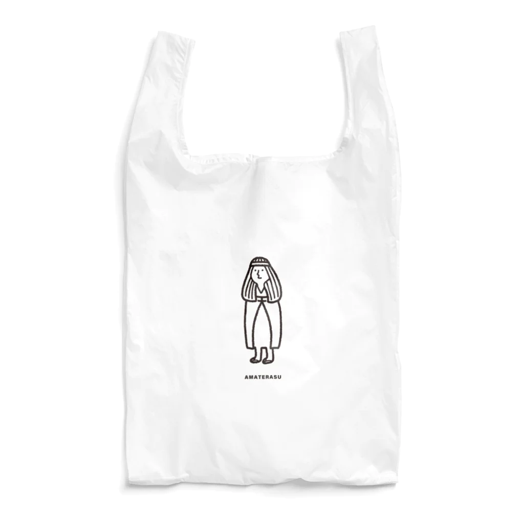 ねっこのAMATERASU_WOMAN_LINE_BK Reusable Bag