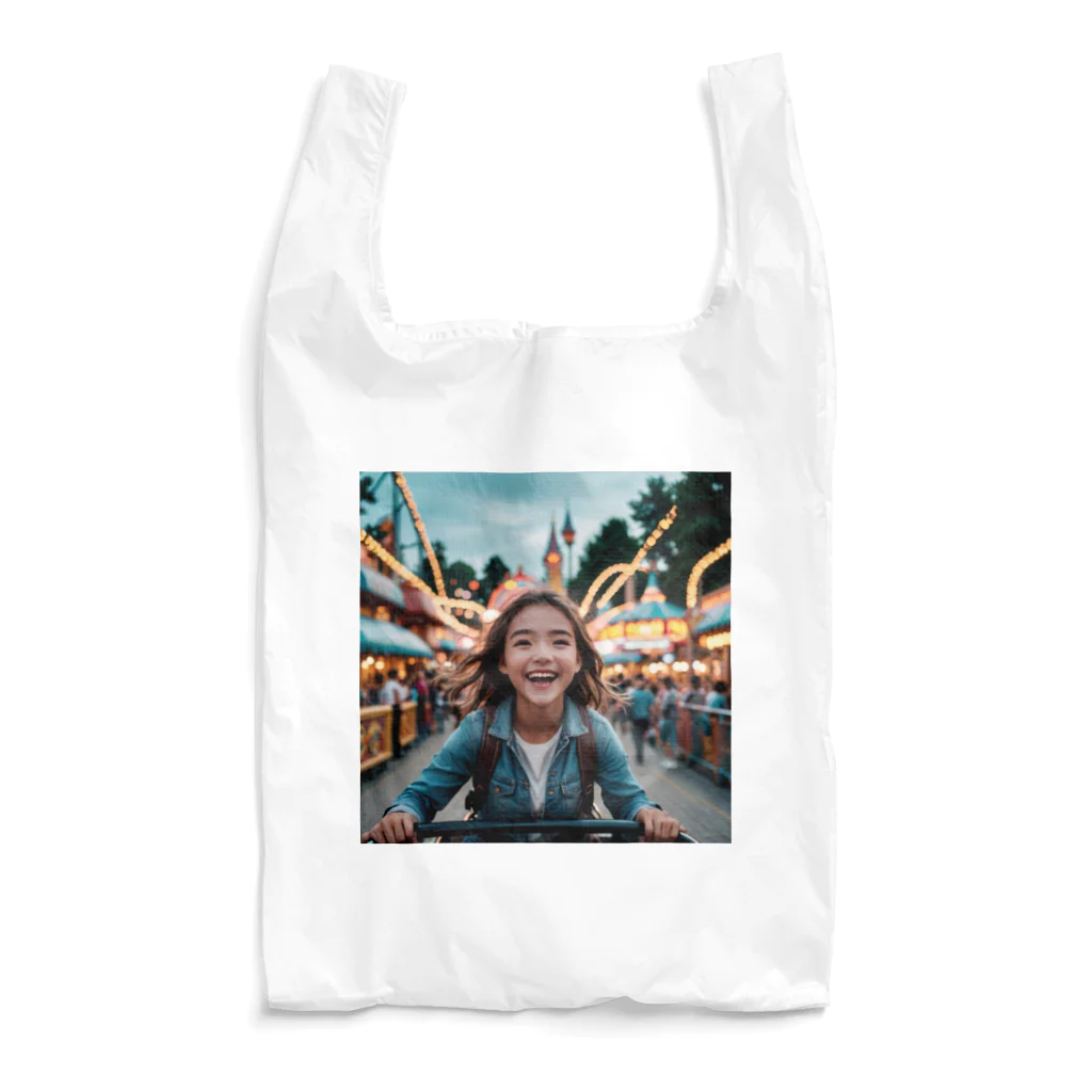 yuyuu_youtubeの笑顔の少女 Reusable Bag