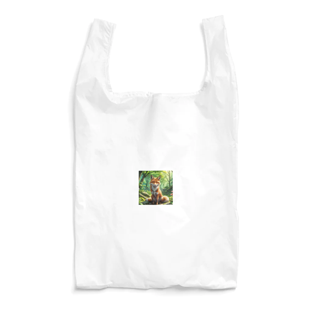 cuteAの可愛いキツネ Reusable Bag